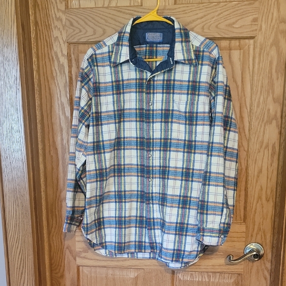 Vintage Wool Pendleton Wool Button Up - Picture 1 of 4